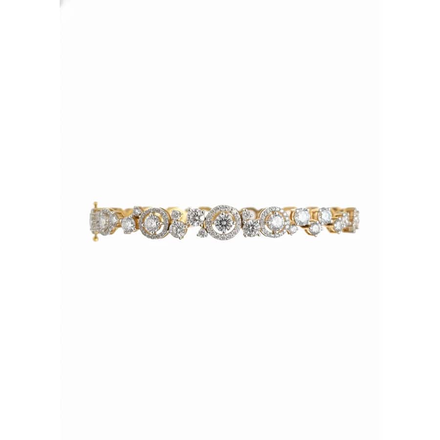 Tide Wrap Lab Diamond Bracelet