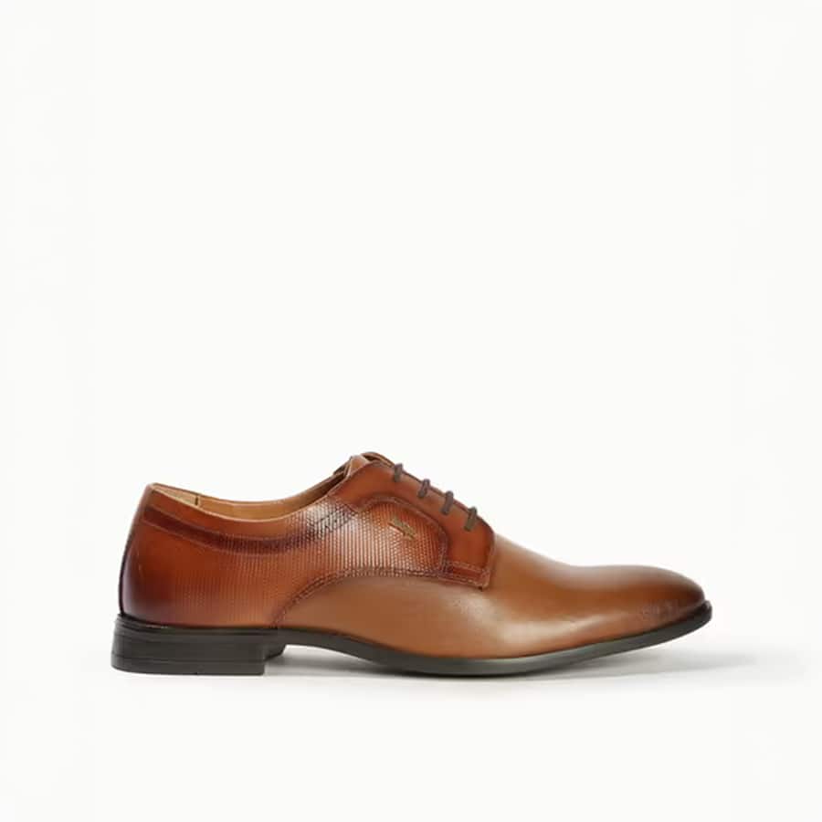 Men Leather Lace-Up Formal Shoes