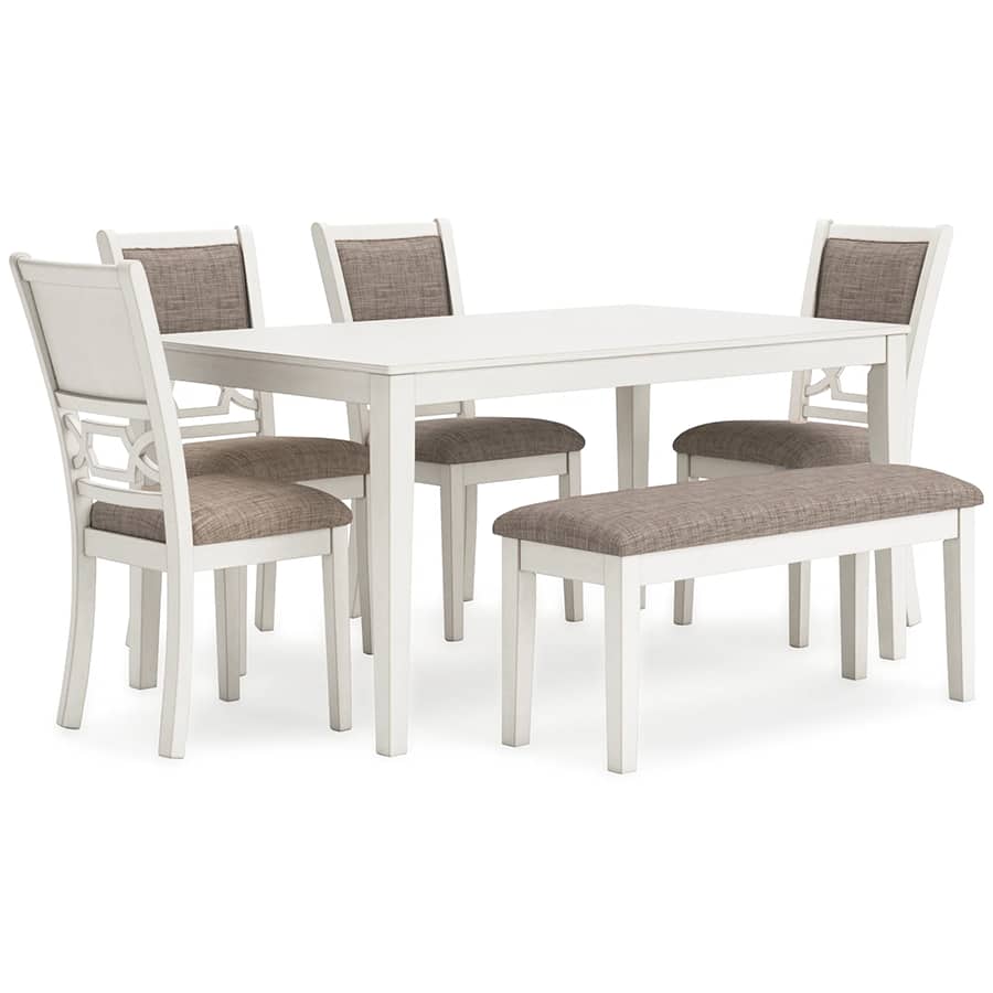 Erinberg Dining Room Table and Chair (Set of 6)