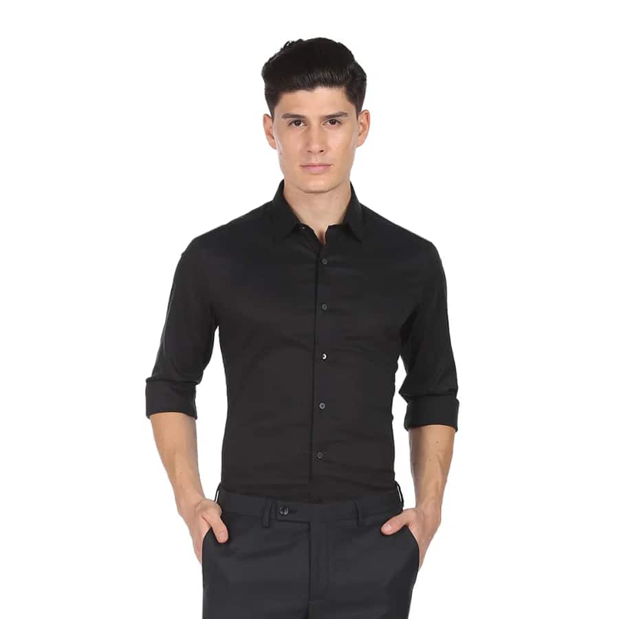 Sateen Manhattan Slim Fit Shirt