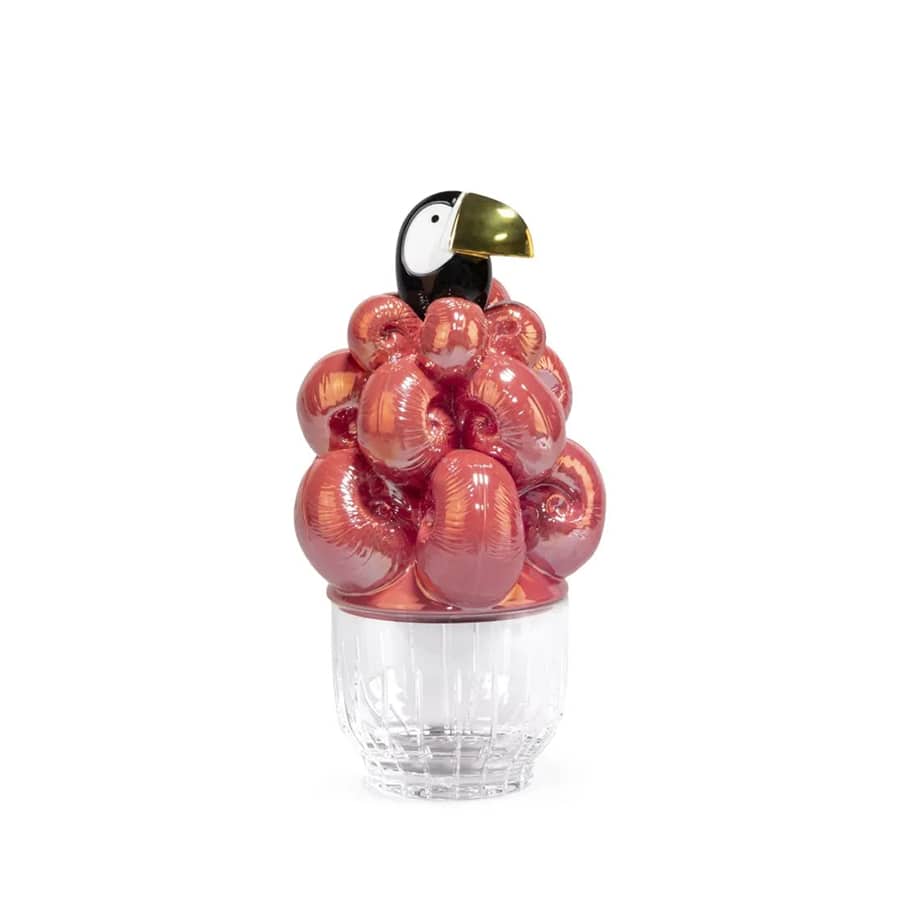 Toucan Ice Bucket. Golden Luster