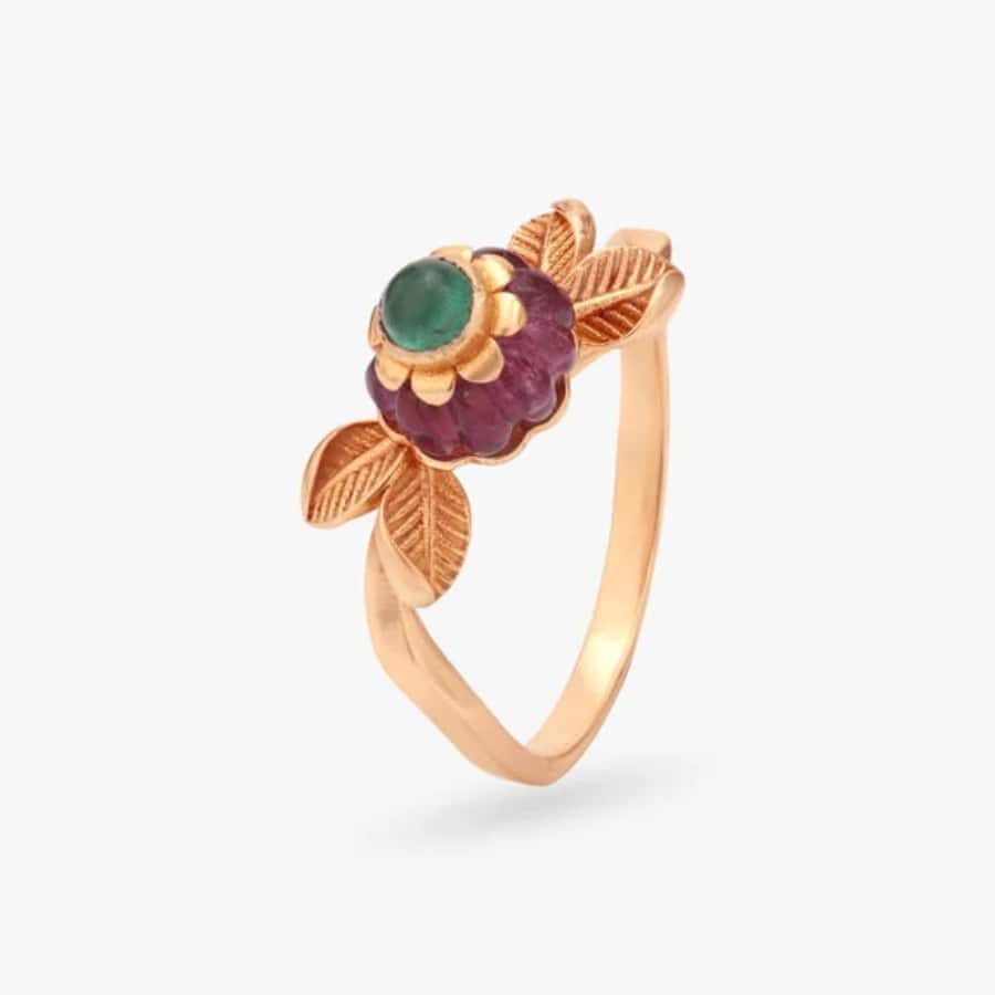 Bloom Bud Gold Ring