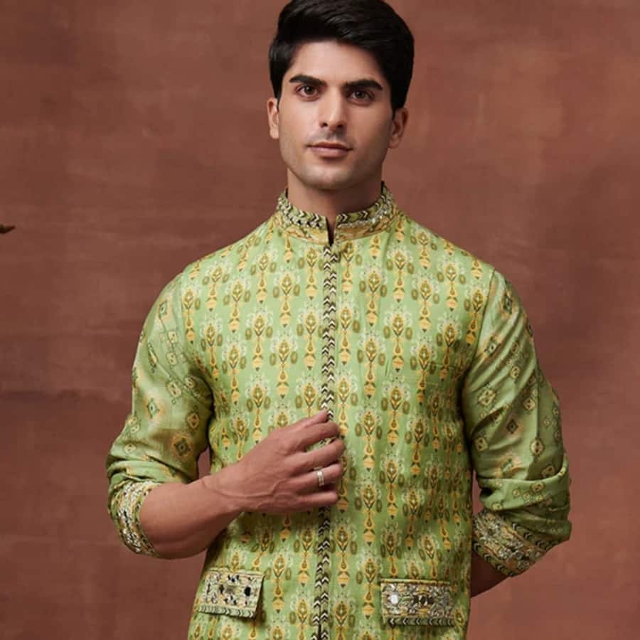 Heer Bandi - Sage Green