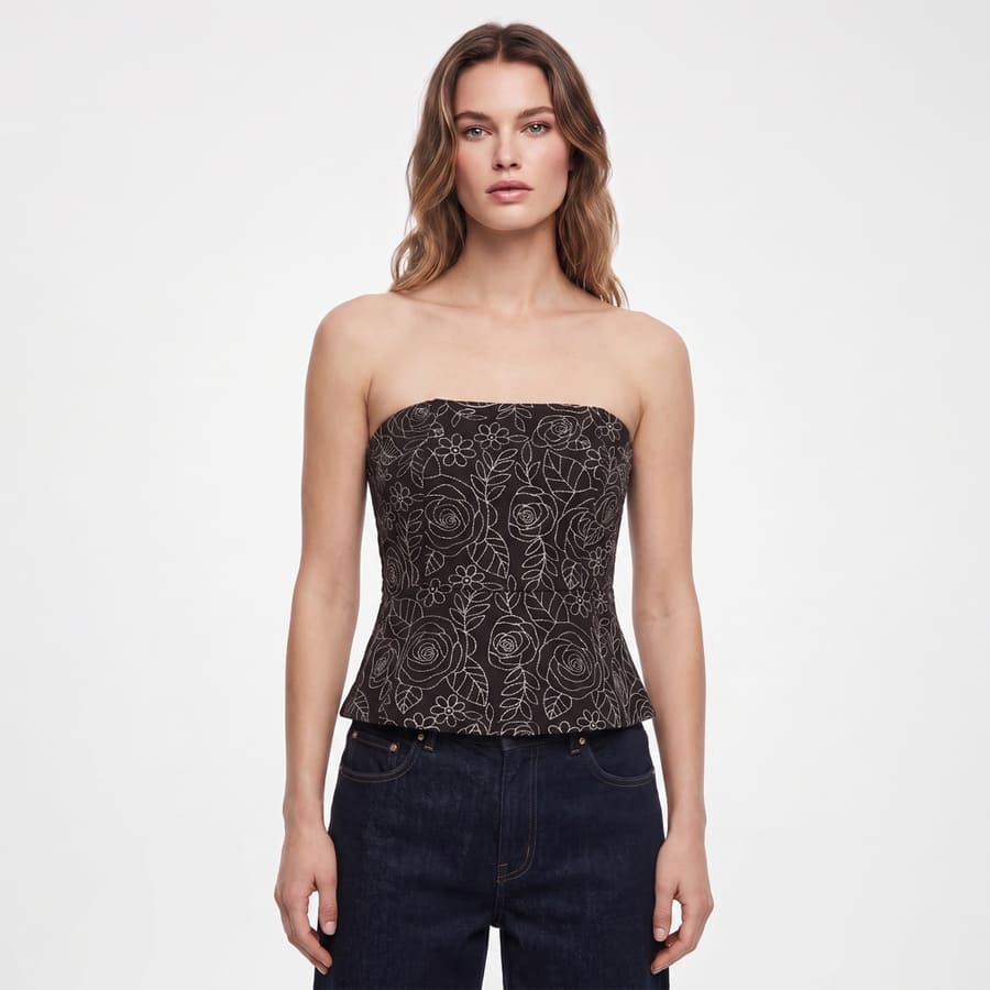 Emilie Brown Top