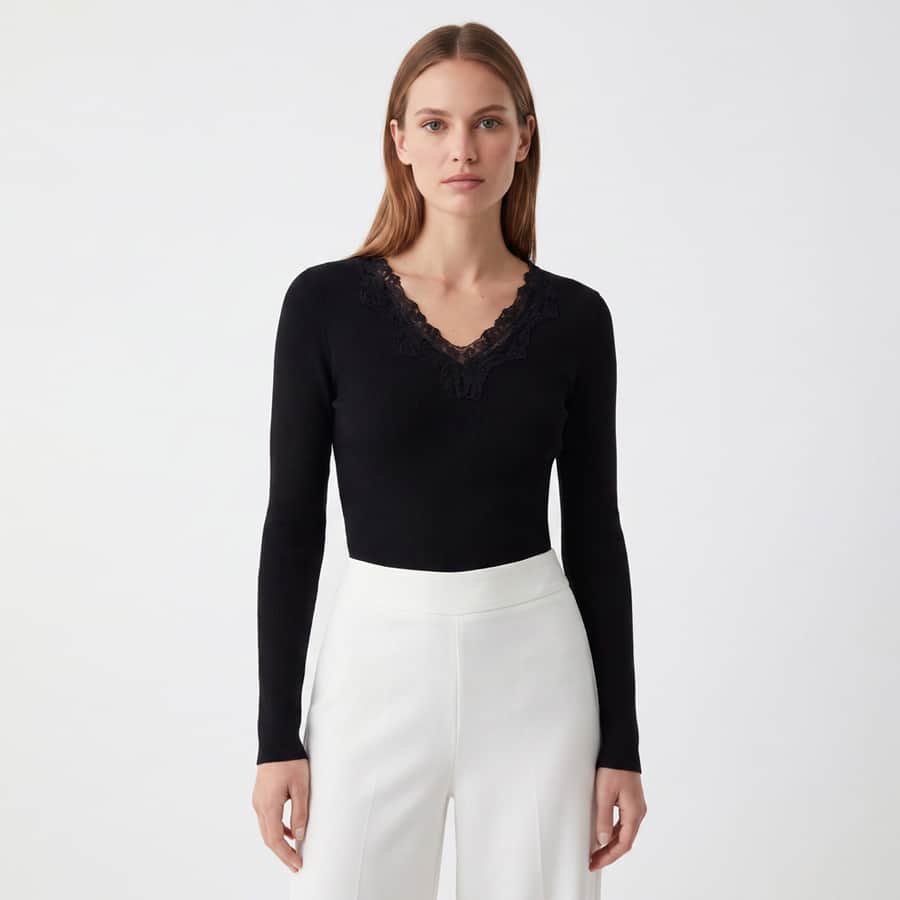 Cleo Black Top