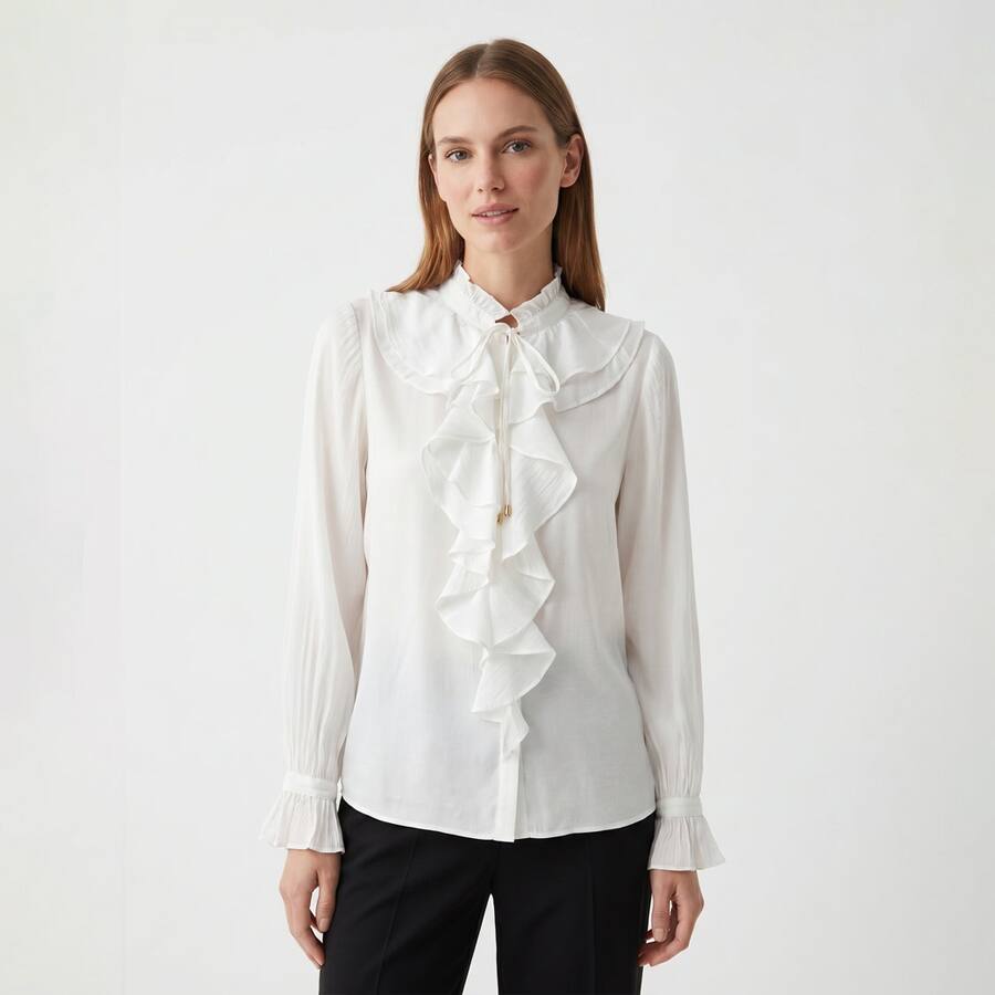 Soft summer white Top