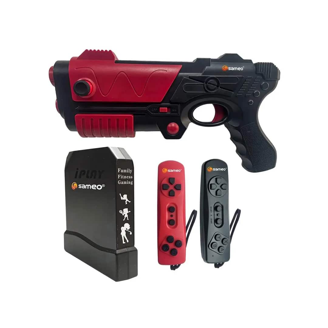 Sameo I-play, 32 Bit Motion TV Video Game Console with All New Motion Gun, 1056 Built In Games, 5Y+