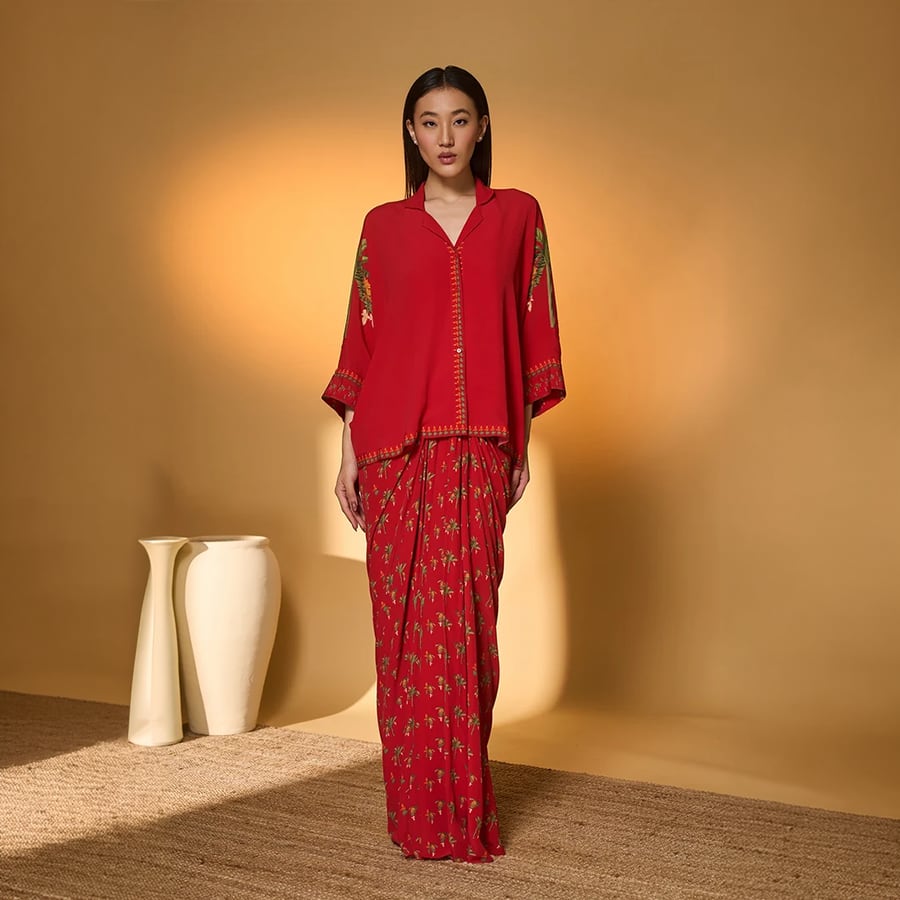 Red Tropical Fusion Set