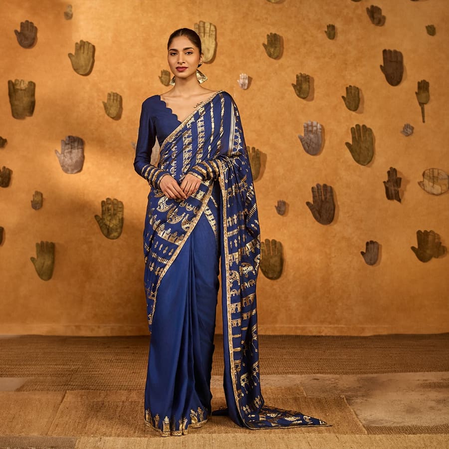 Sapphire Midas Touch Saree