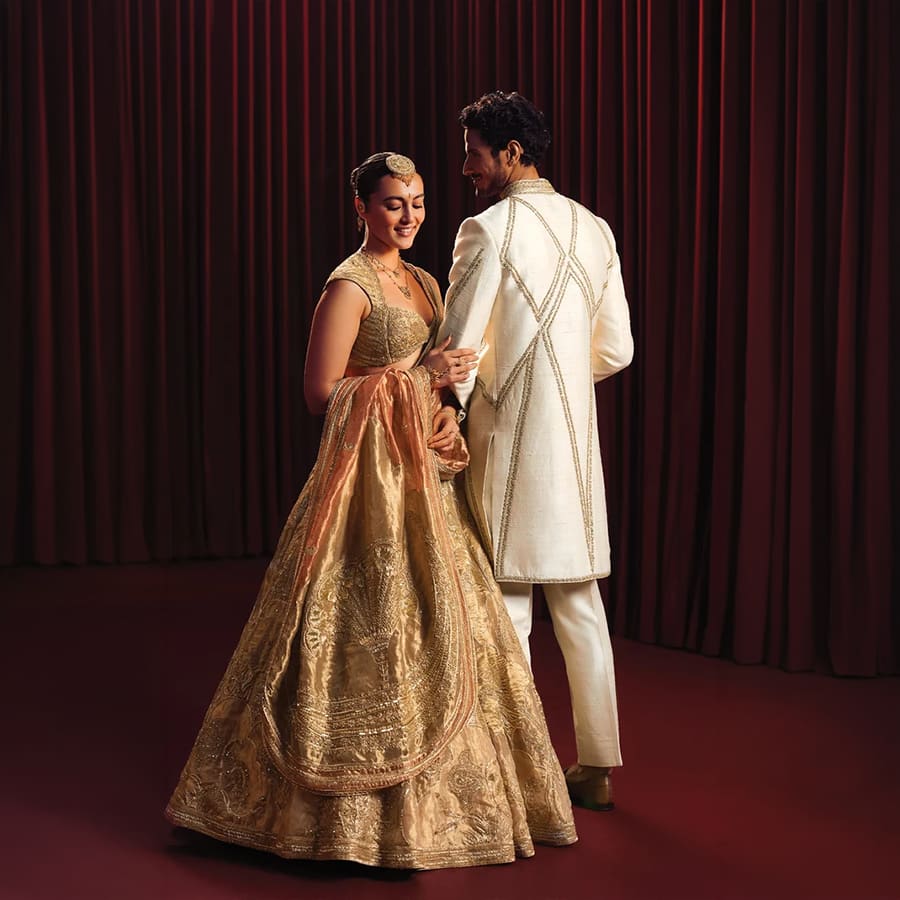 The 'Fasl E Gul' Lehenga