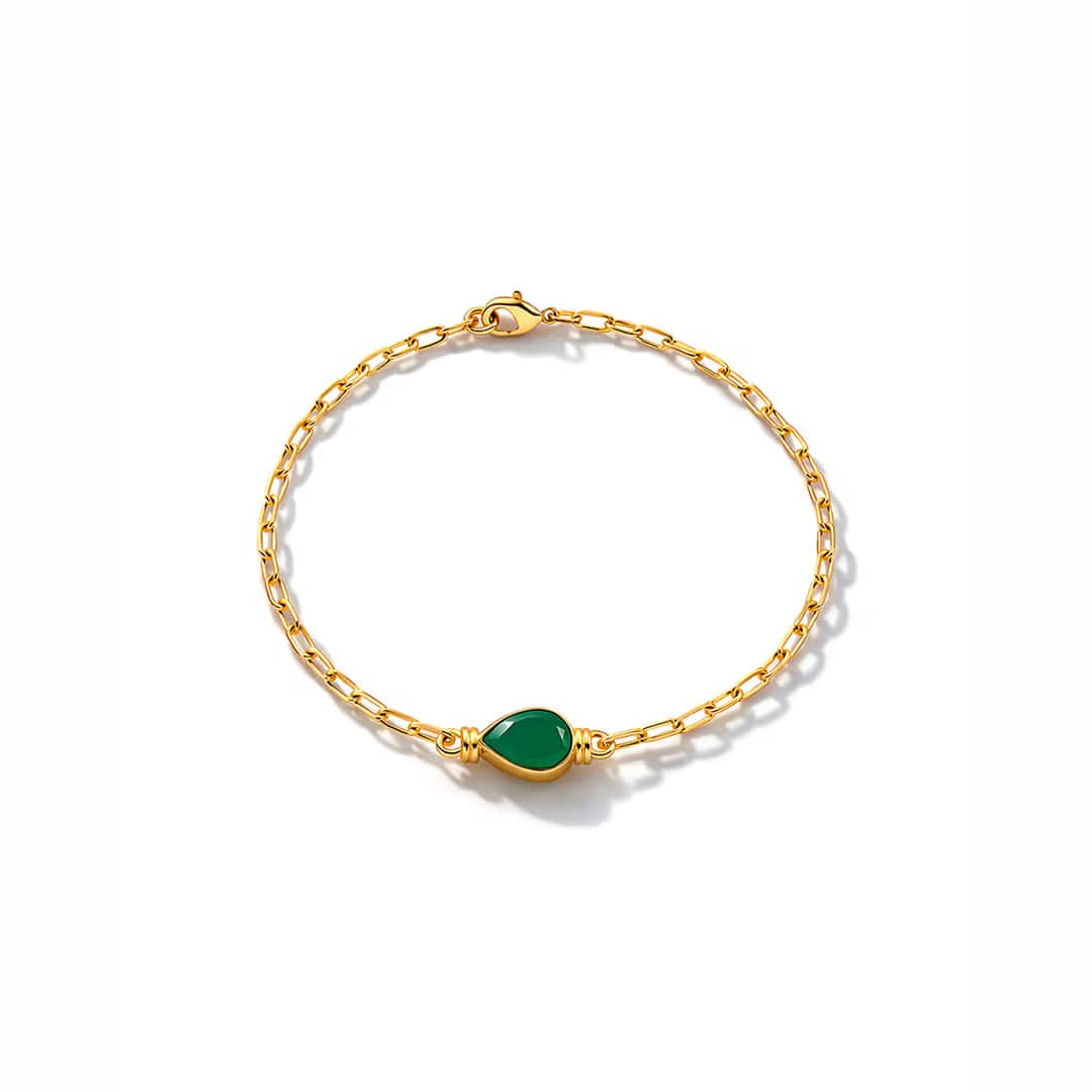 Gold Plated Handcrafted Brass Bracelet