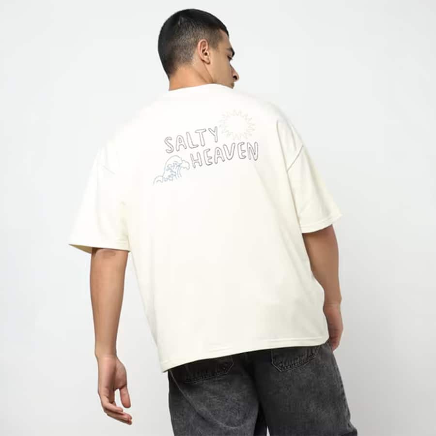 Men Embroidered Regular Fit Crew Neck T Shirt