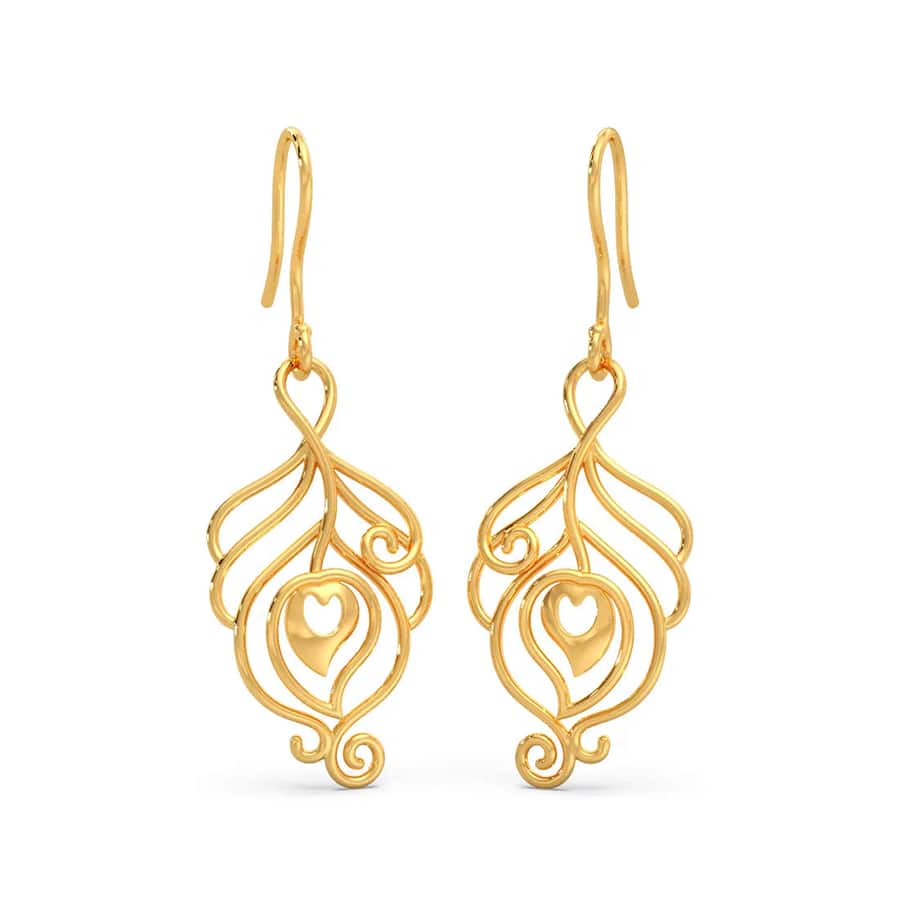 Morpankh Gold Earrings