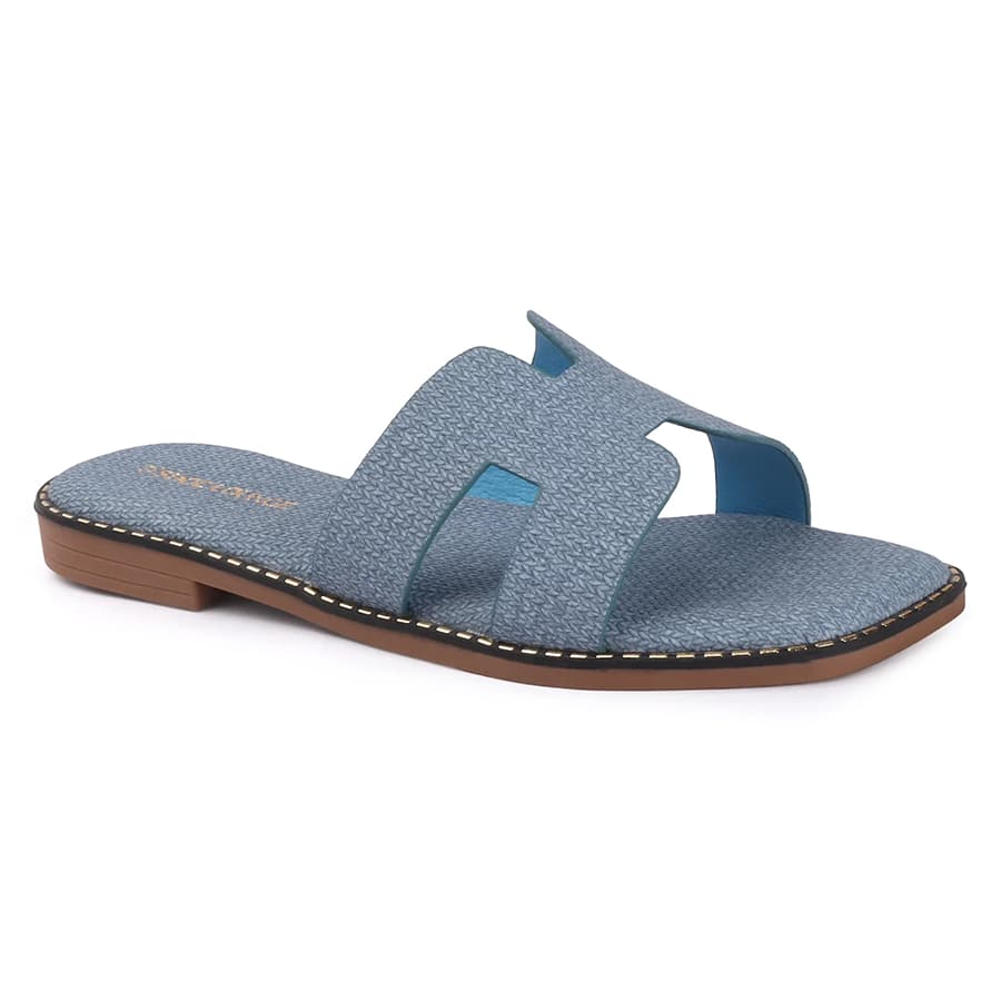 Casual Chic H Strap Flat Sandals