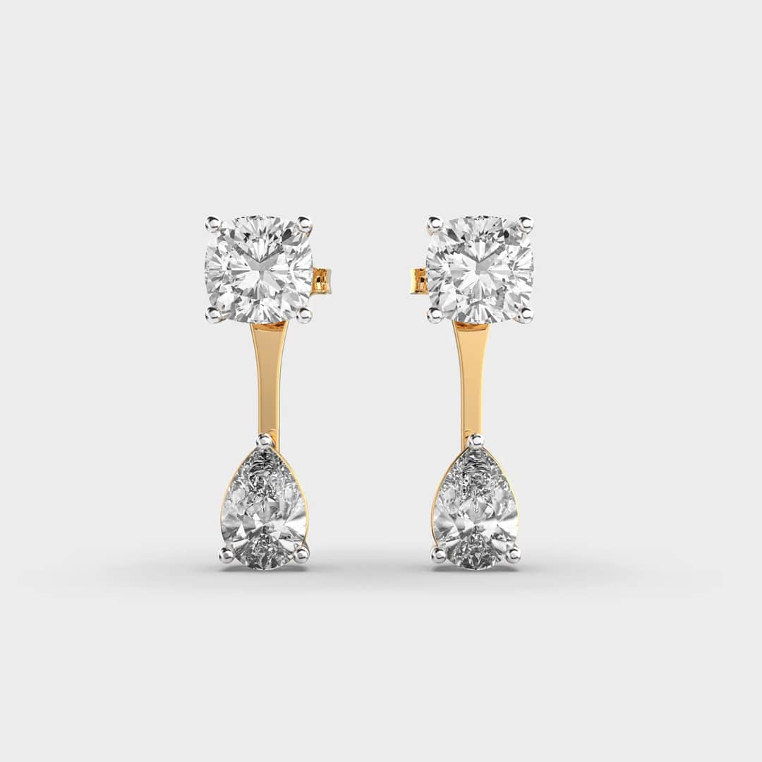 Divine Droplets Diamond Earrings