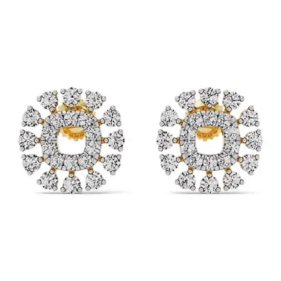 Autumn Pear Shaped Stud Earring 0.74 Carat