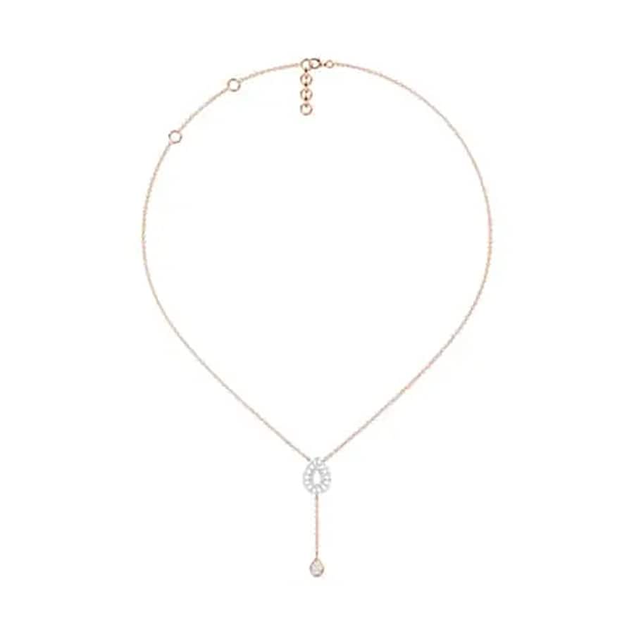 Autumn Pear Shaped Lariat Necklace 0.52 Carat