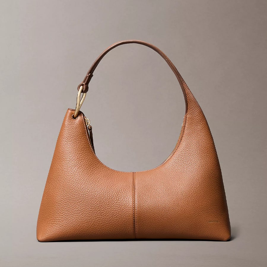 Slouchy Leather Shoulder Bag