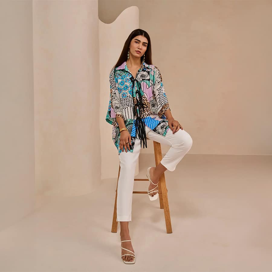 Blue Calista Elan Co-Ord Set