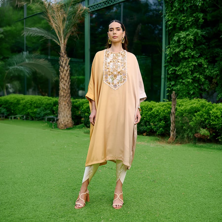 Mustard Ombre Anora Tunic