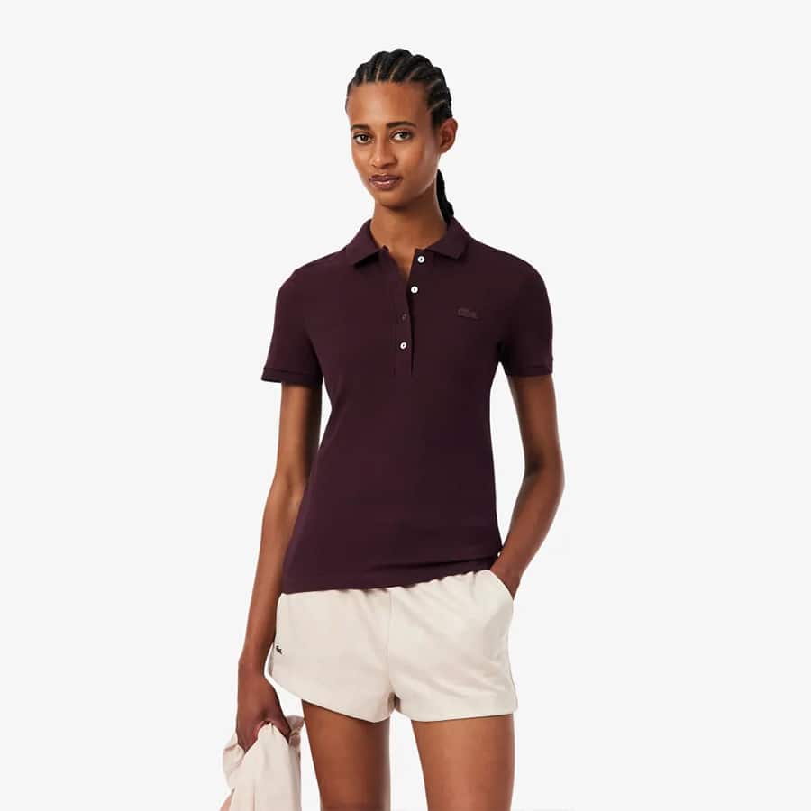 L.12.D Slim Fit Stretch Petit Pique Polo Shirt