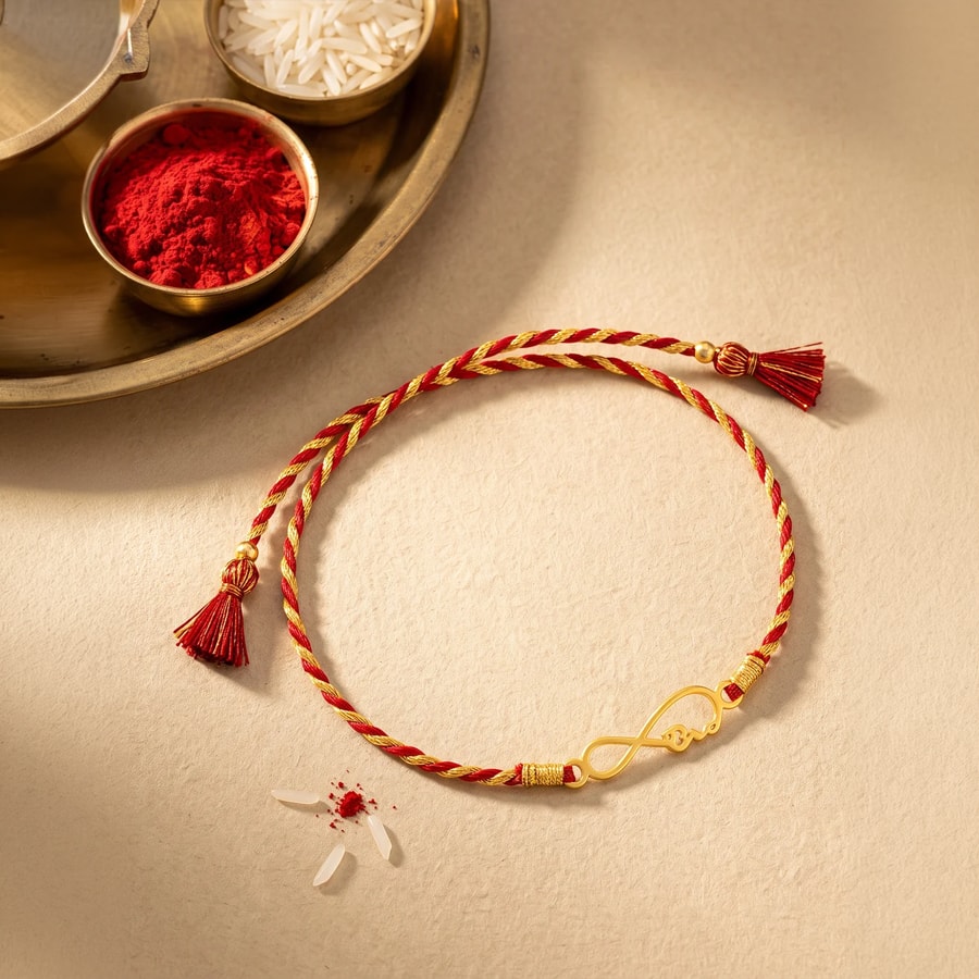 Golden Infinity Bro Rakhi
