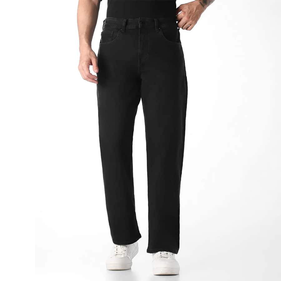 BLACK HIGH RISE RAY BOOTCUT JEANS