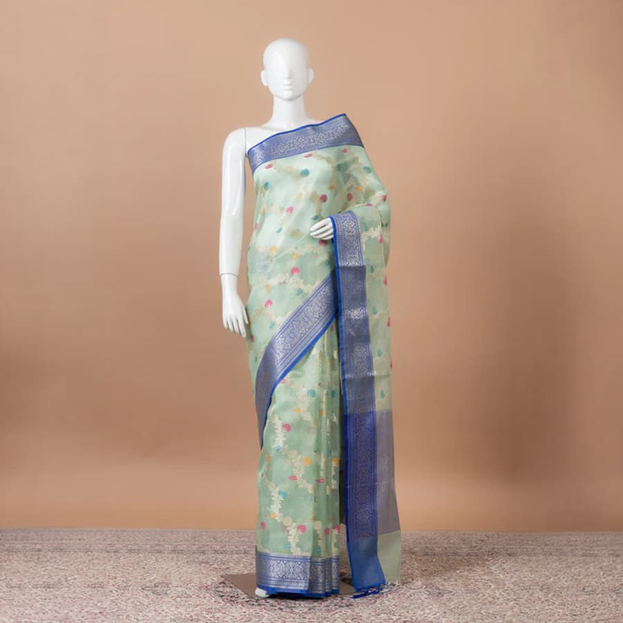 Tarang Banarasi Tissue – Green