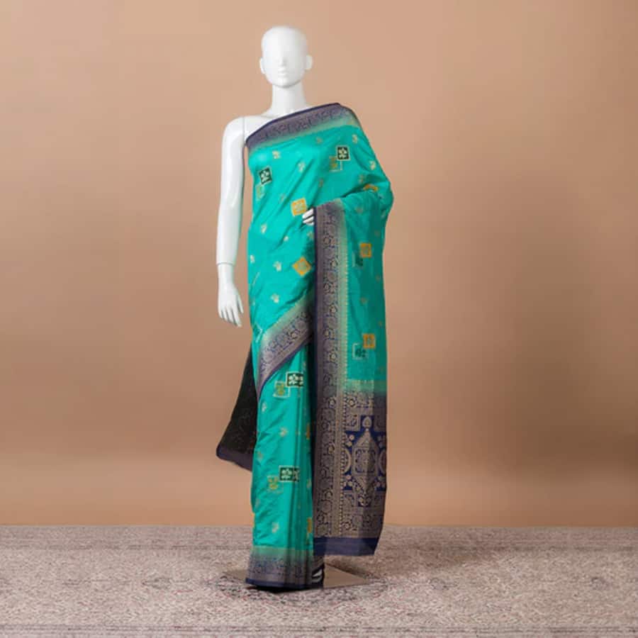 Meghdoot Banarasi Chanderi Silk – green