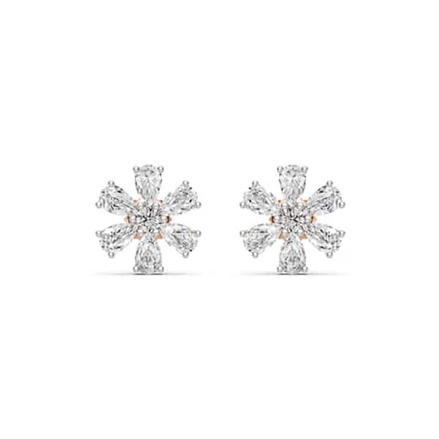 Blossom Divine Pear Diamond Earrings 2.12 Carat