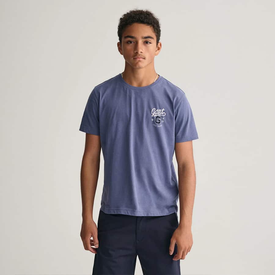 kids blue fashion regular fit t-shirt