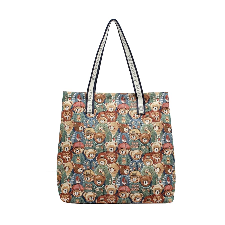 Green Bear Tote Bag