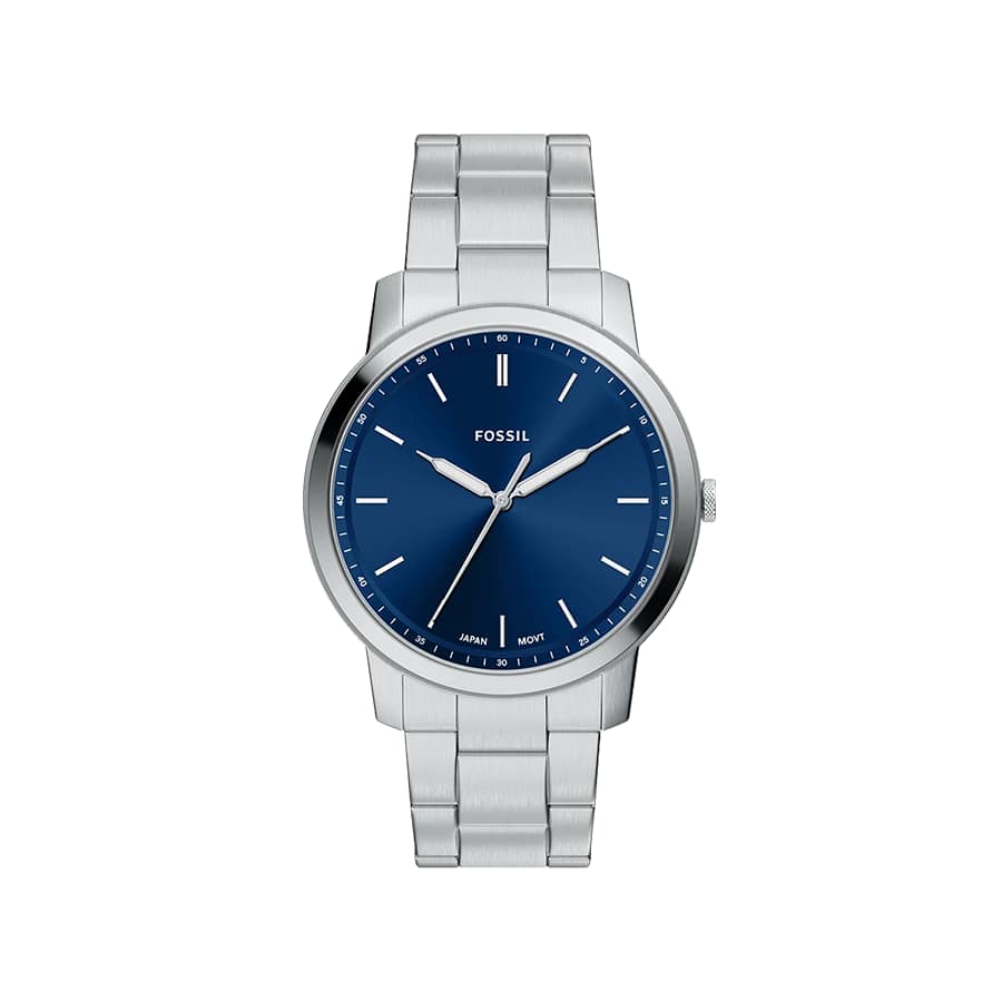 Minimalist Three Hand Stainless Steel Watch