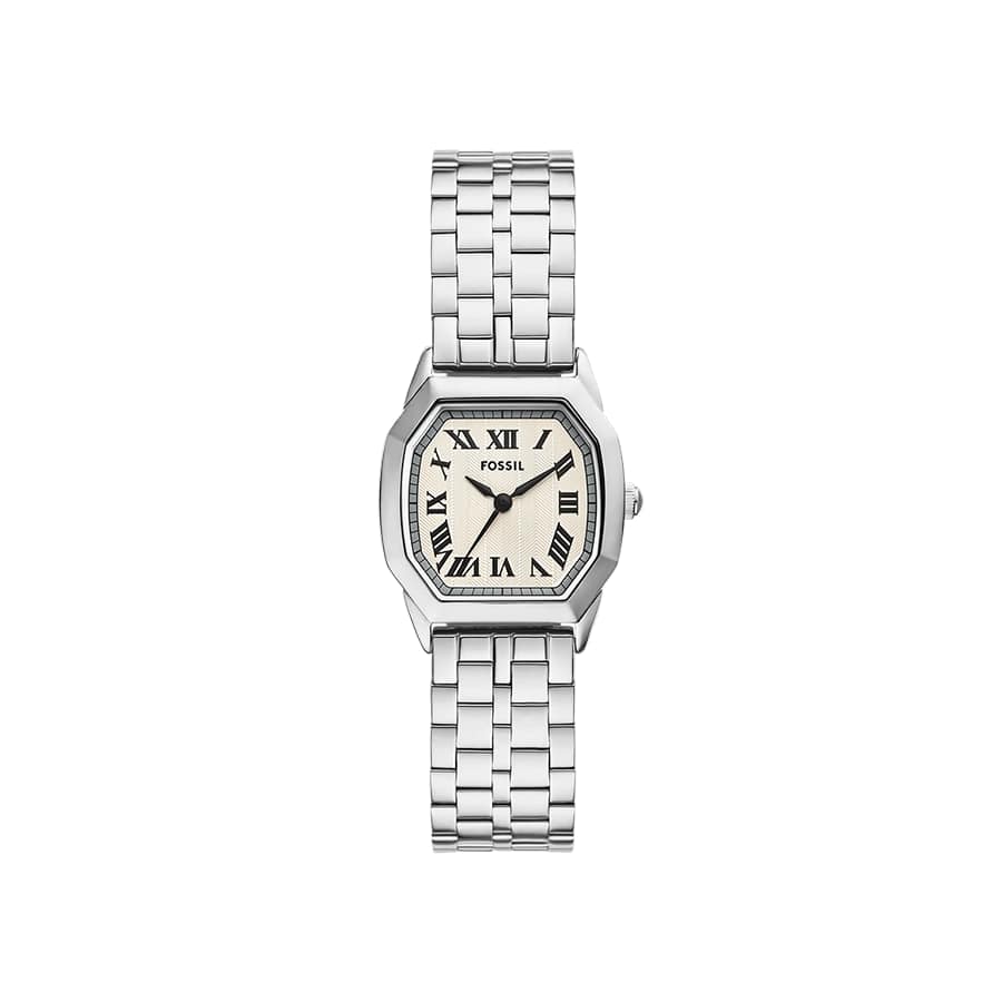 Harlow Three Hand Stainless Steel Watch