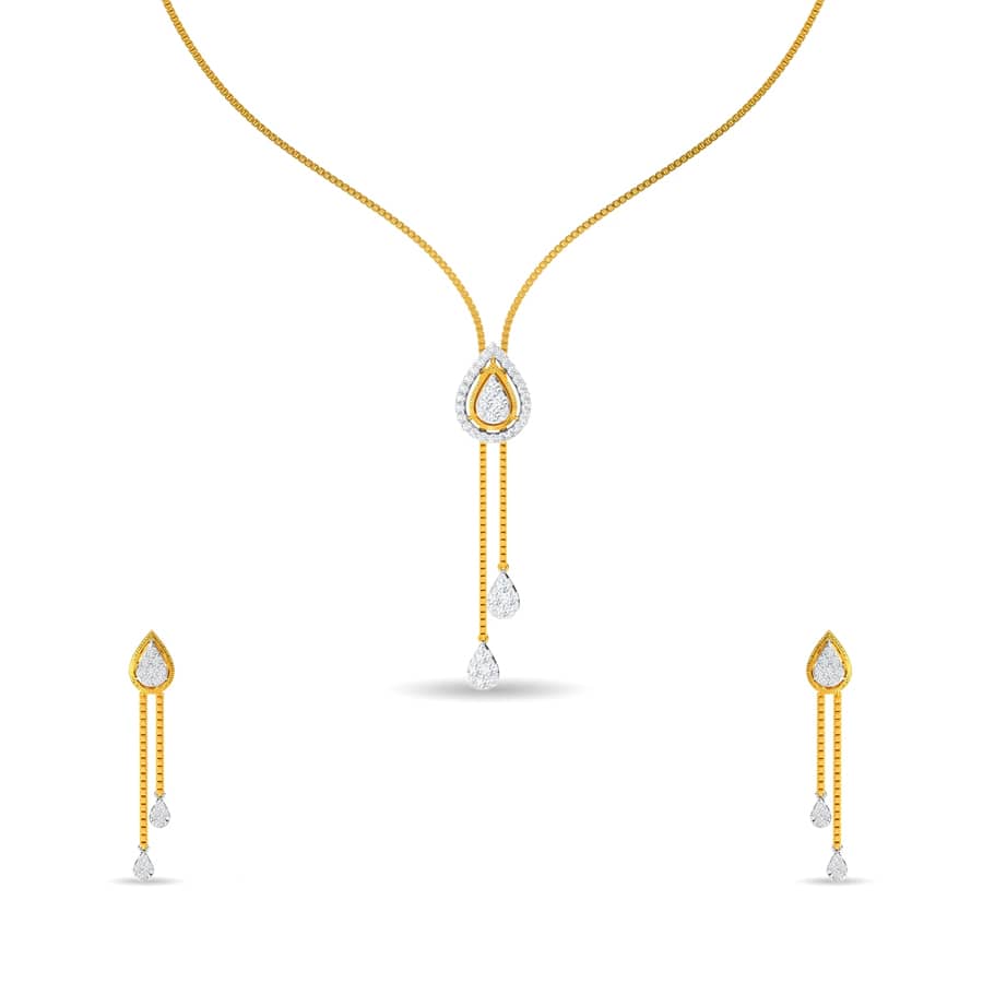 Natalie Diamond Necklace Set