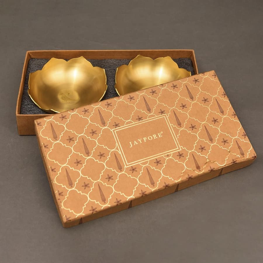 Golden Hand Crafted Brass Bowls