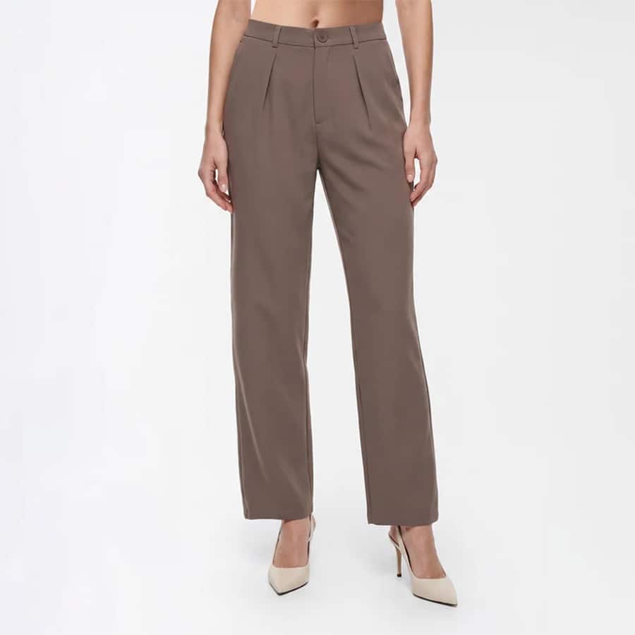 Stone Wide Leg Korean Pants
