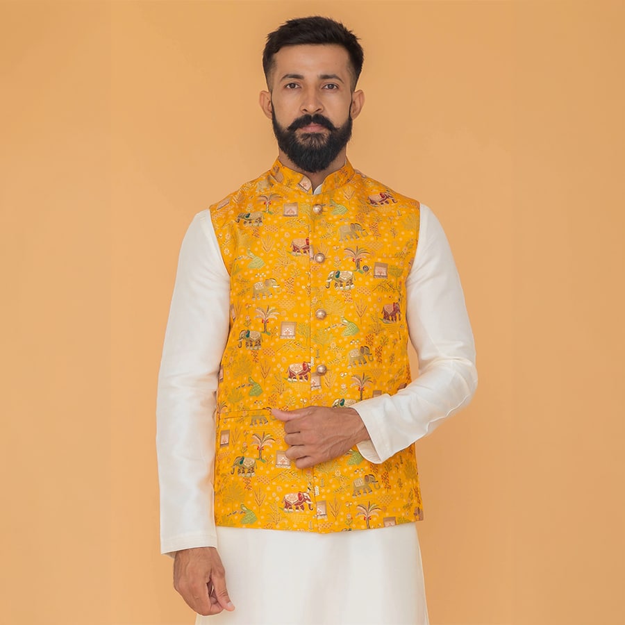 MLS PRINTED JAWAHAR JACKET