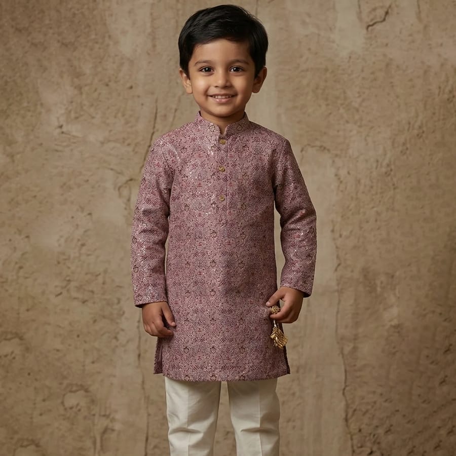 MLS KIDS PRINTED KURTA PAJAMA