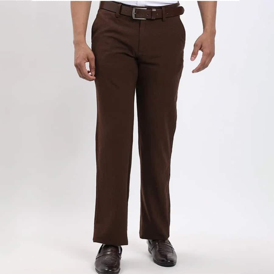 Men's Kansas Fit Linen Blend Trousers