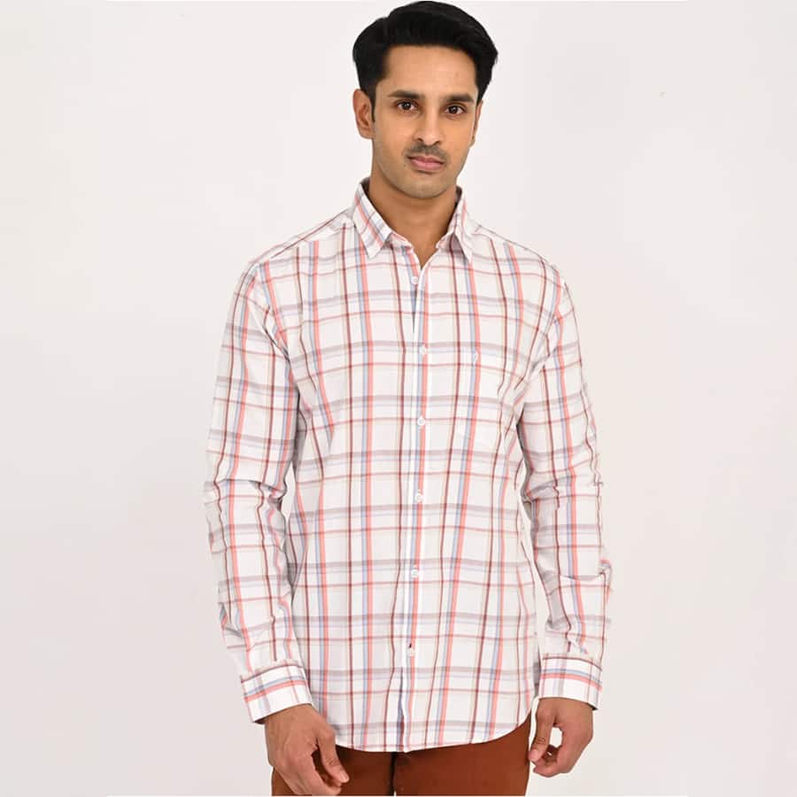 Men's Checks Full Sleeves Cotton Shirt