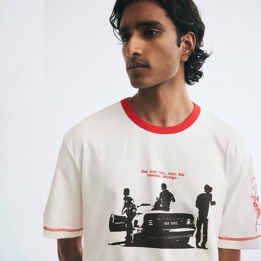 Regular Fit Printed T-shirt (beige)