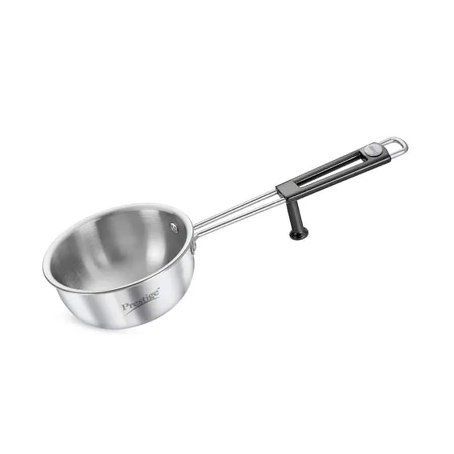 Prestige Tri Ply Splendor Tadka Pan 13 Cm 550Ml Stainless Steel Cookware