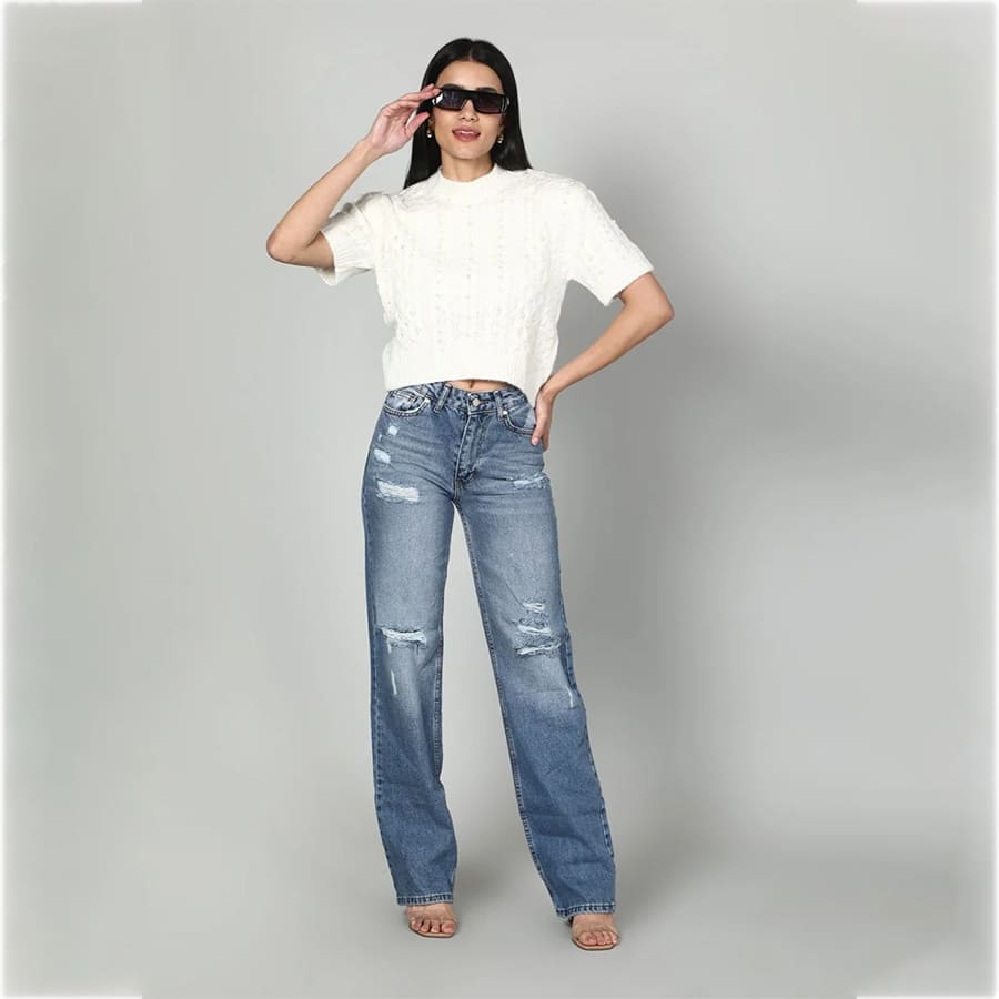 Gaiia Rugged Straight Leg Denim