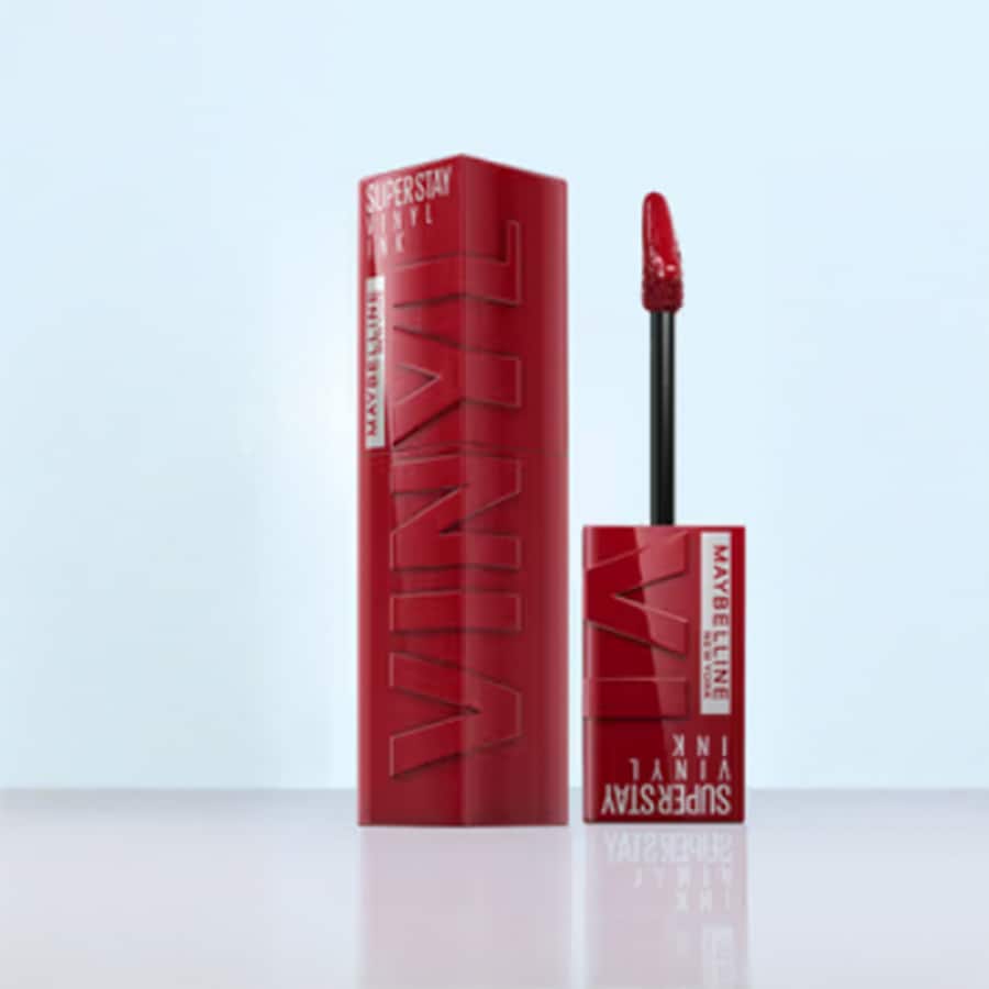 Maybelline New York Super Stay Vinyl Ink Liquid Lipstick, Instant Shine Lasts Up To 16H - 10 Lippy