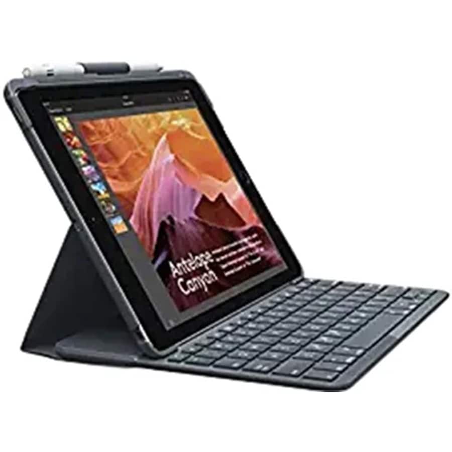 Logitech Slim Folio Case W/Bluetooth Keyboard for iPad 9.7" (5th/6th Gen)