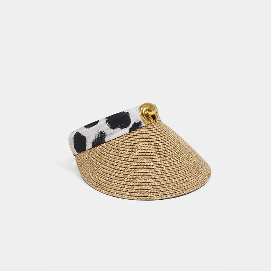 Tan & Zuri Visor with Saf