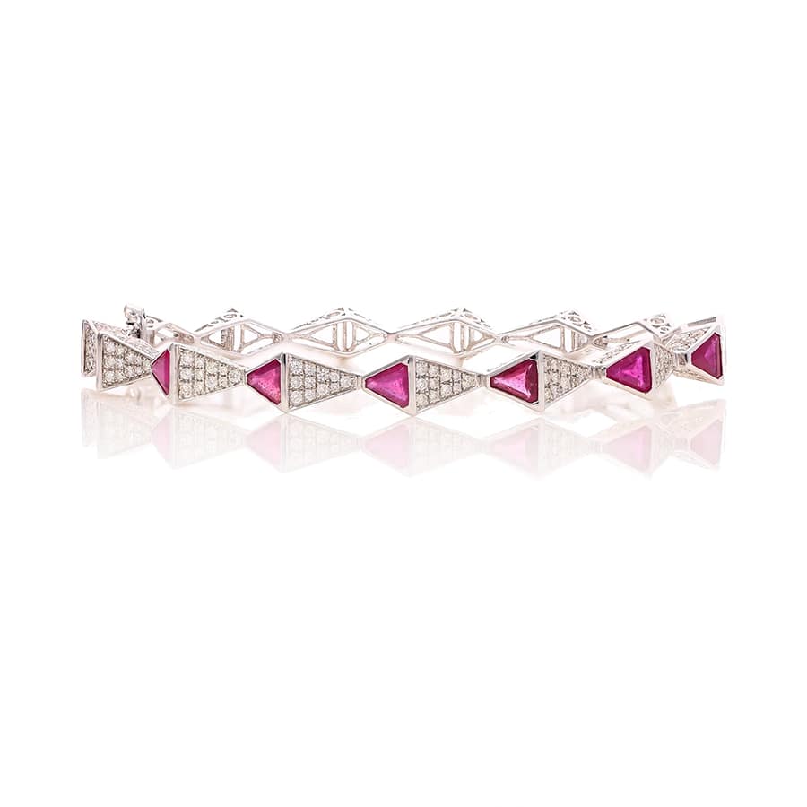 Fuchsia Prism Bracelet
