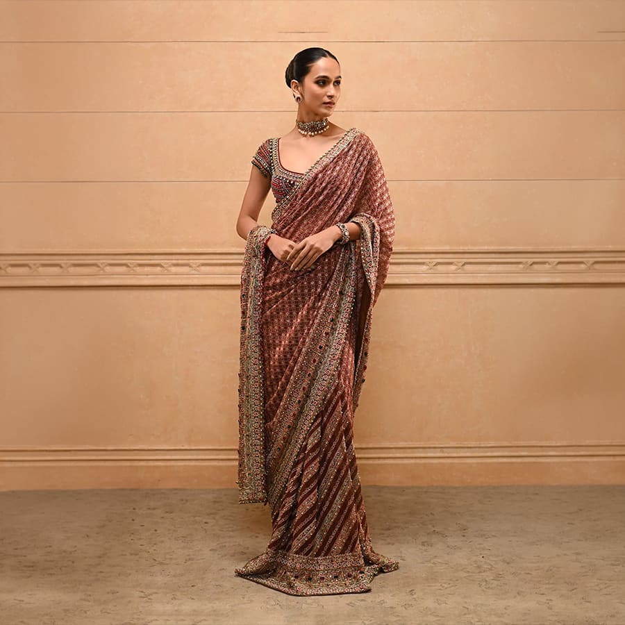 Byzantium Embellished Saree