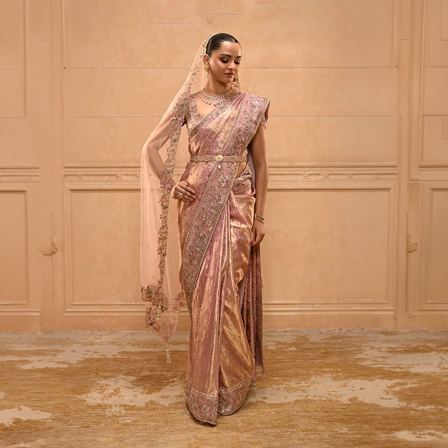 Rococo Floral Kanjivaram Saree